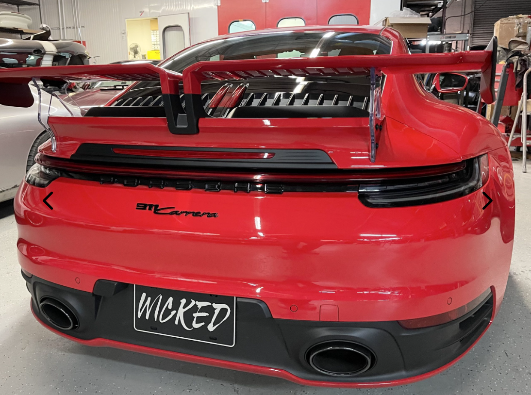 PORSCHE 992 CARRERA TECHART SPOILER WING FOR 2020-2021 COUPE APPLICATIONS