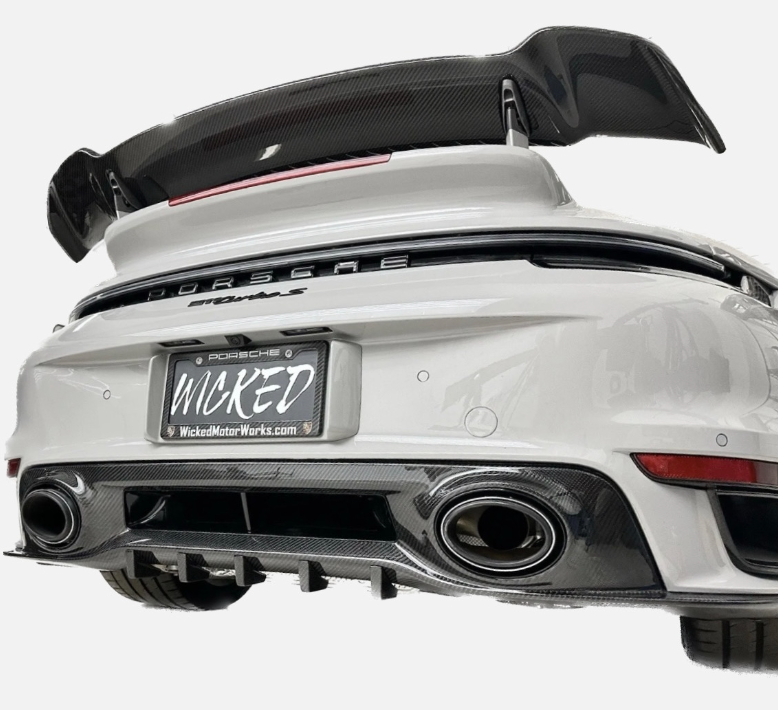 PORSCHE WICKED 992 TURBO CARBON FIBER SPOILER WING