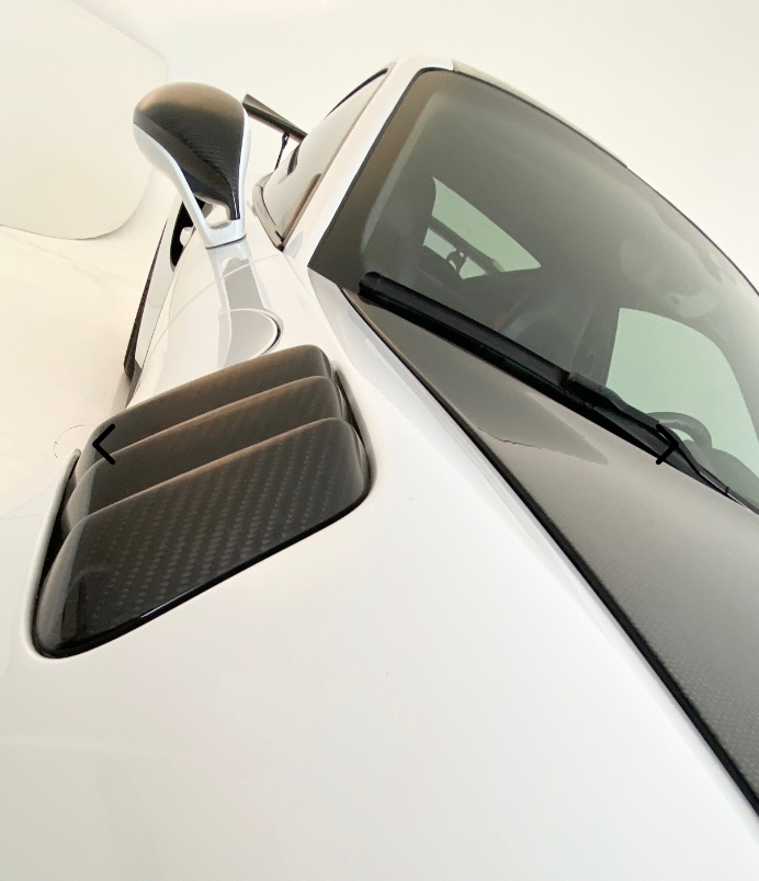 PORSCHE WICKED GT3 RS LOUVERED FENDERS IN RAISED CARBON FIBER