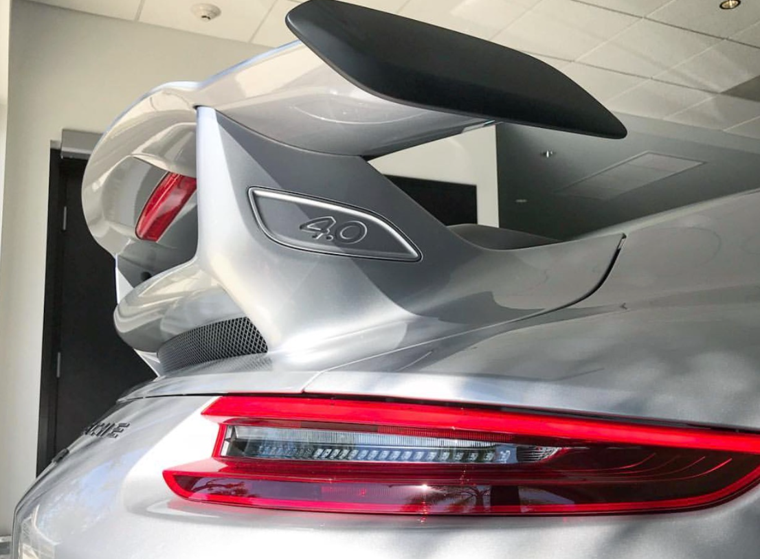 2018 PORSCHE 991.2 GT3 SPOILER WING WITH TRUNK ENGINE LID