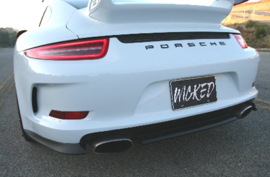 2012-2015 PORSCHE 991 GT3 REAR BUMPER UPGRADE WITH CARRERA STYLE EXHAUST