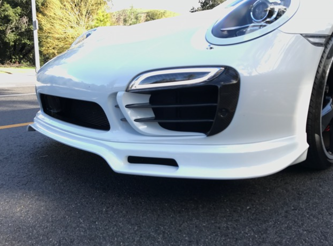 PORSCHE 991 TURBO/TURBO S WICKED FRONT BUMPER SPOILER VALANCE