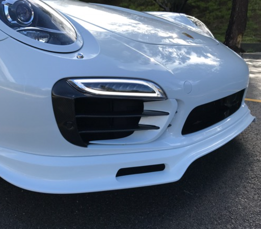 PORSCHE 991 TURBO/TURBO S WICKED FRONT BUMPER SPOILER VALANCE