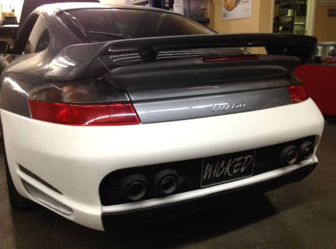 PORSCHE CARRERA GT INSPIRED GEMBALLA AVALANCHE STYLE REAR BUMPER UPGRADE