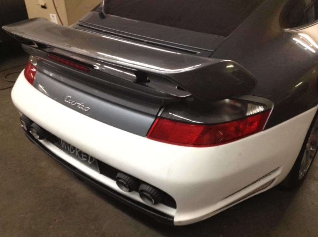 PORSCHE CARRERA GT INSPIRED GEMBALLA AVALANCHE STYLE REAR BUMPER UPGRADE