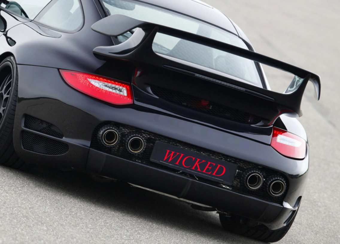 PORSCHE GEMBALLA AND CARRERA GT STYLE ULTRA AGGRESSIVE REAR BUMPER UPGRADE