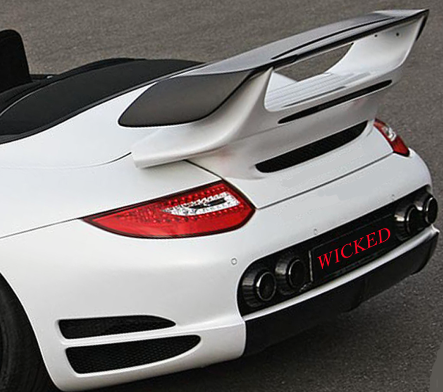 PORSCHE GEMBALLA AND CARRERA GT STYLE ULTRA AGGRESSIVE REAR BUMPER UPGRADE