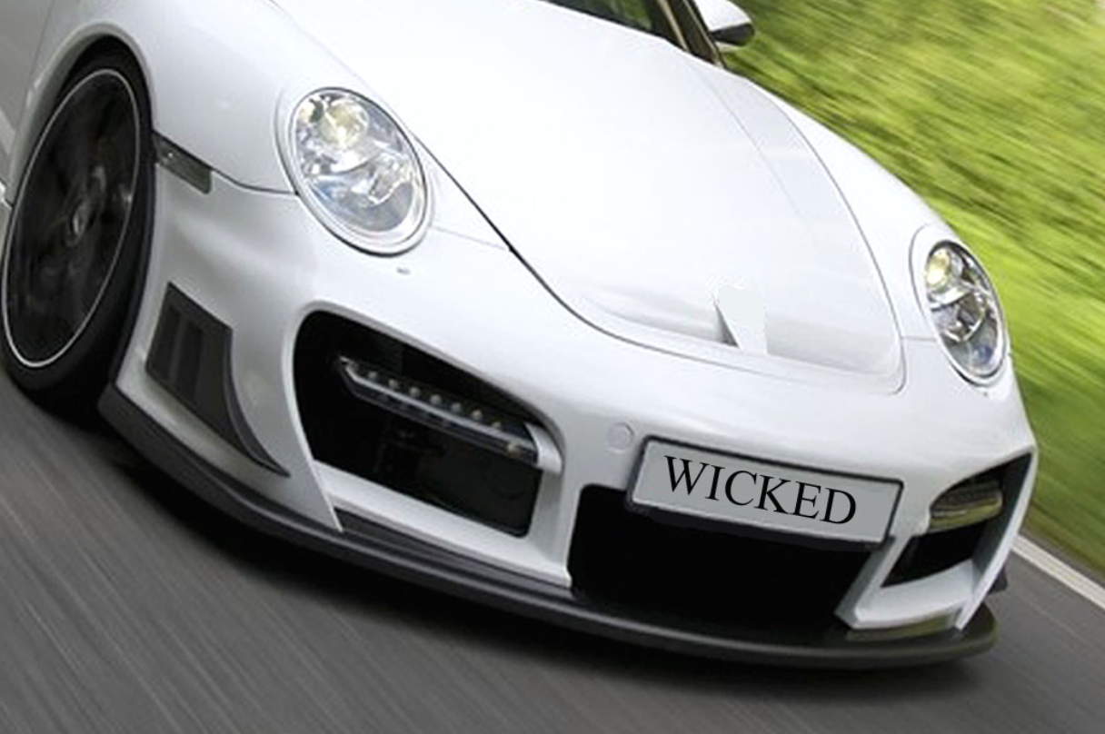 PORSCHE 997 TECHART GT STREET R STYLE FRONT BUMPER FOR 997 TURBO AND CARRERA