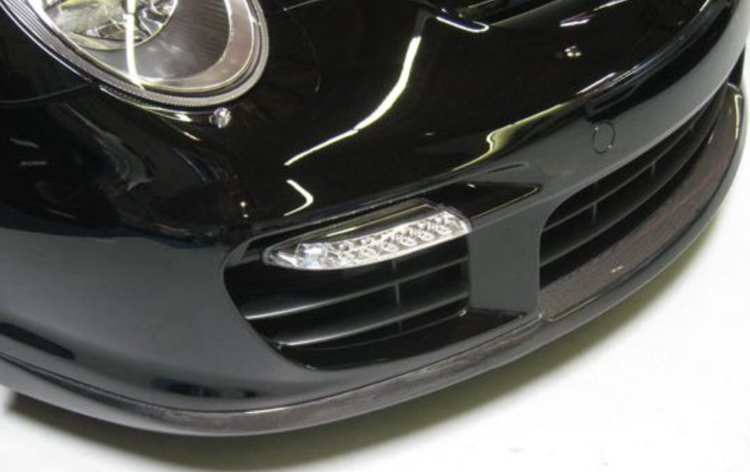 PORSCHE 997 GT2 TURBO CARBON FIBER FRONT BUMPER LOWER VALANCE