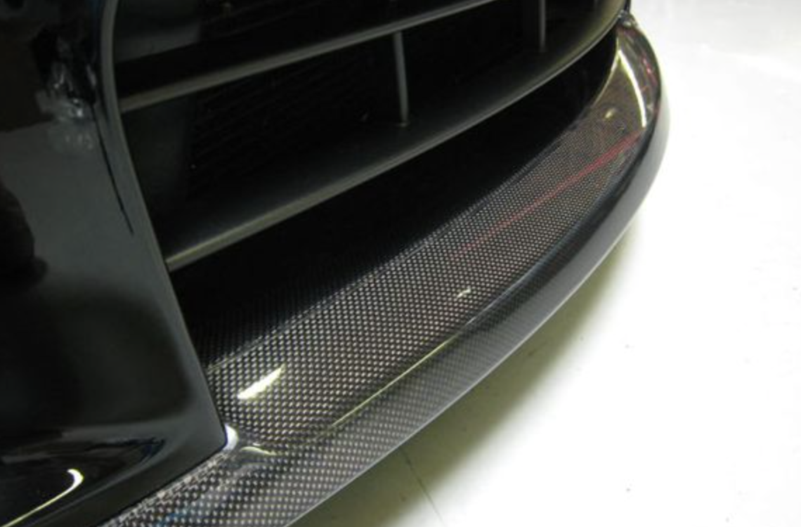 PORSCHE 997 GT2 TURBO CARBON FIBER FRONT BUMPER LOWER VALANCE