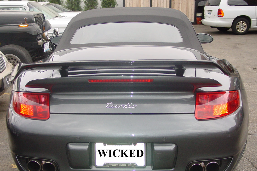 Porsche 997 GT2 Twin Turbo Wicked Bi-Wing in Full Carbon Fiber