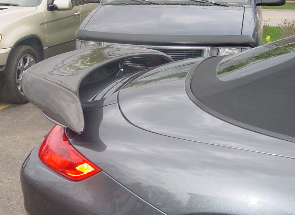 Porsche 997 GT2 Twin Turbo Wicked Bi-Wing in Full Carbon Fiber