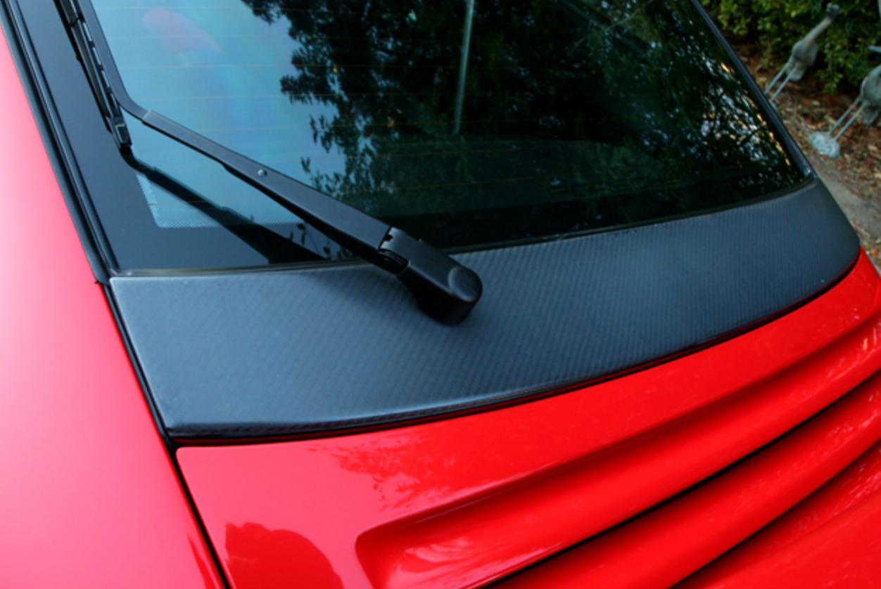 Porsche 997.2 GT2 RS Style Rear Lower Window Carbon Fiber Trim Panel