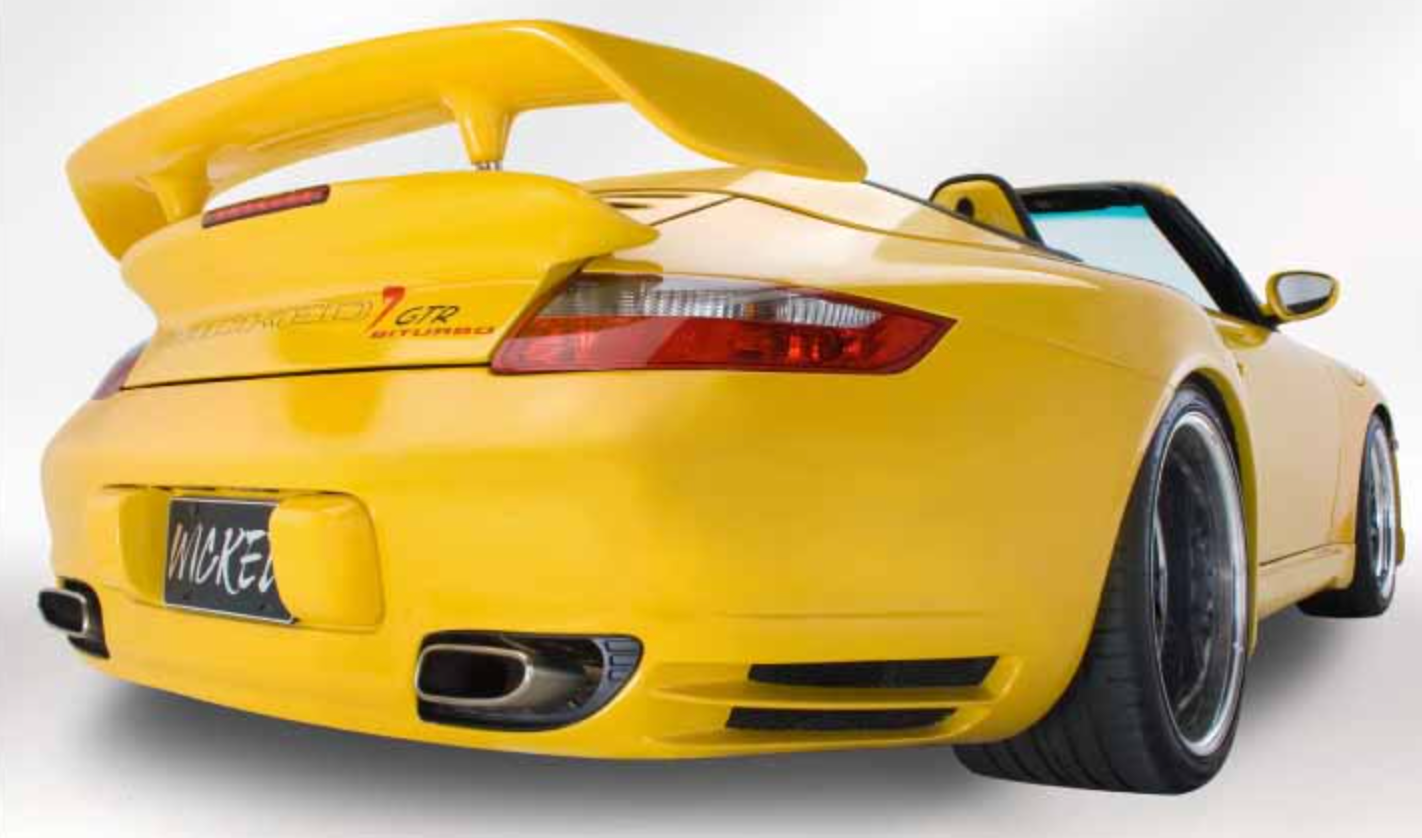 Porsche 997 GT2 Turbo Rear Bi-Wing Spoiler