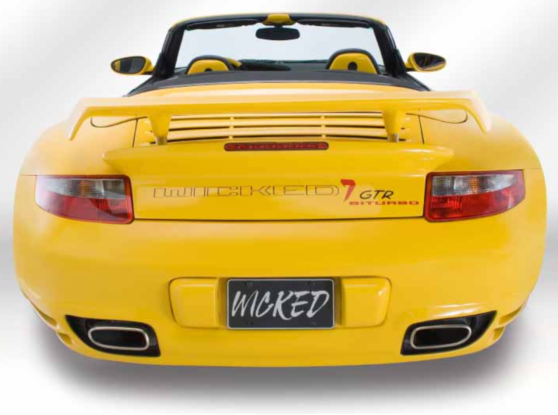 Porsche 997 GT2 Turbo Rear Bi-Wing Spoiler