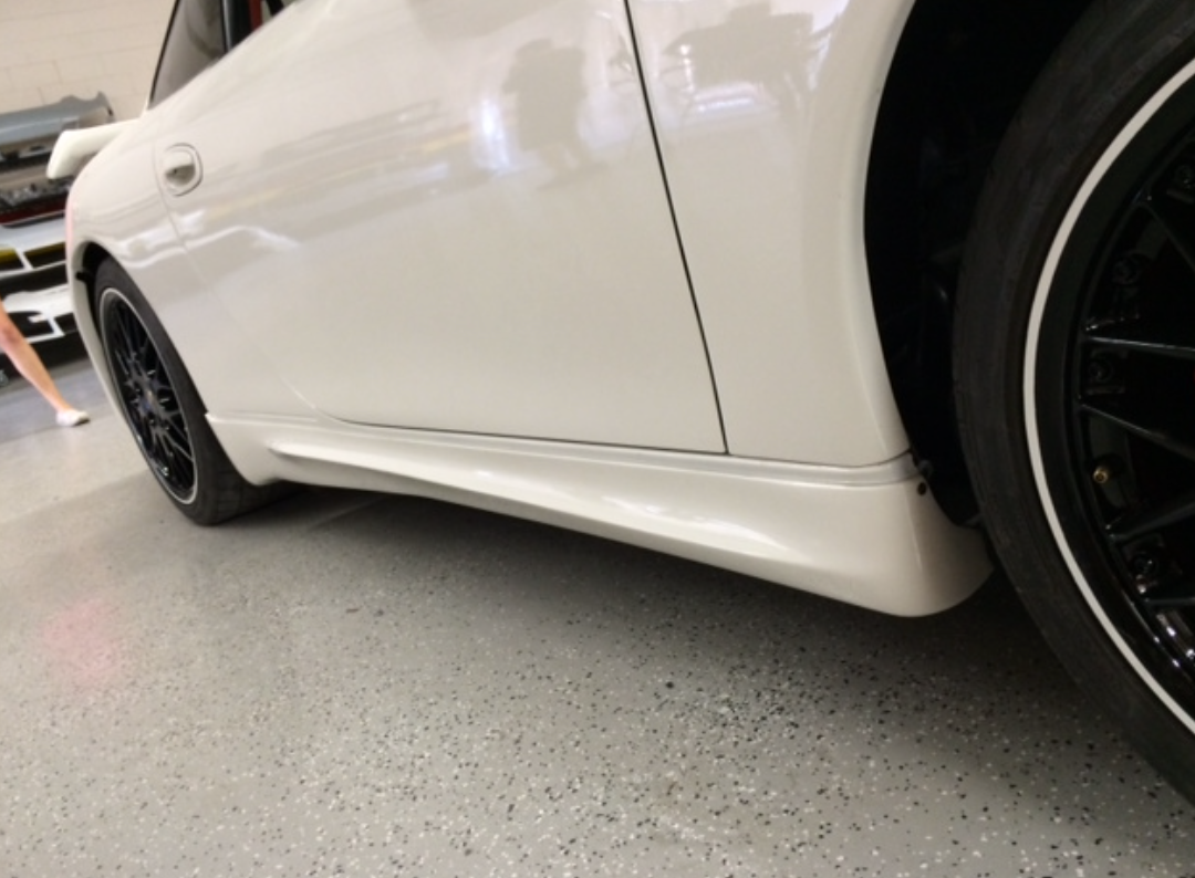 New 2014 Porsche 991 Techart Style Side Skirt Rocker Panels for 996 Application