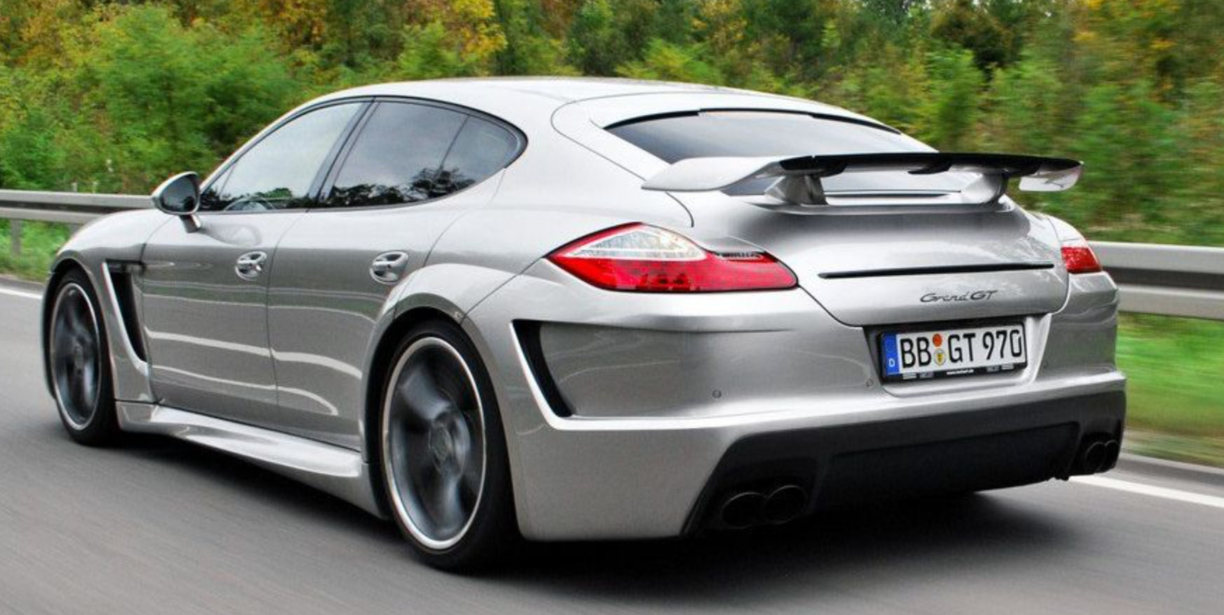 Porsche Panamera TechArt Grand GT Style Side Skirt Rocker Panels