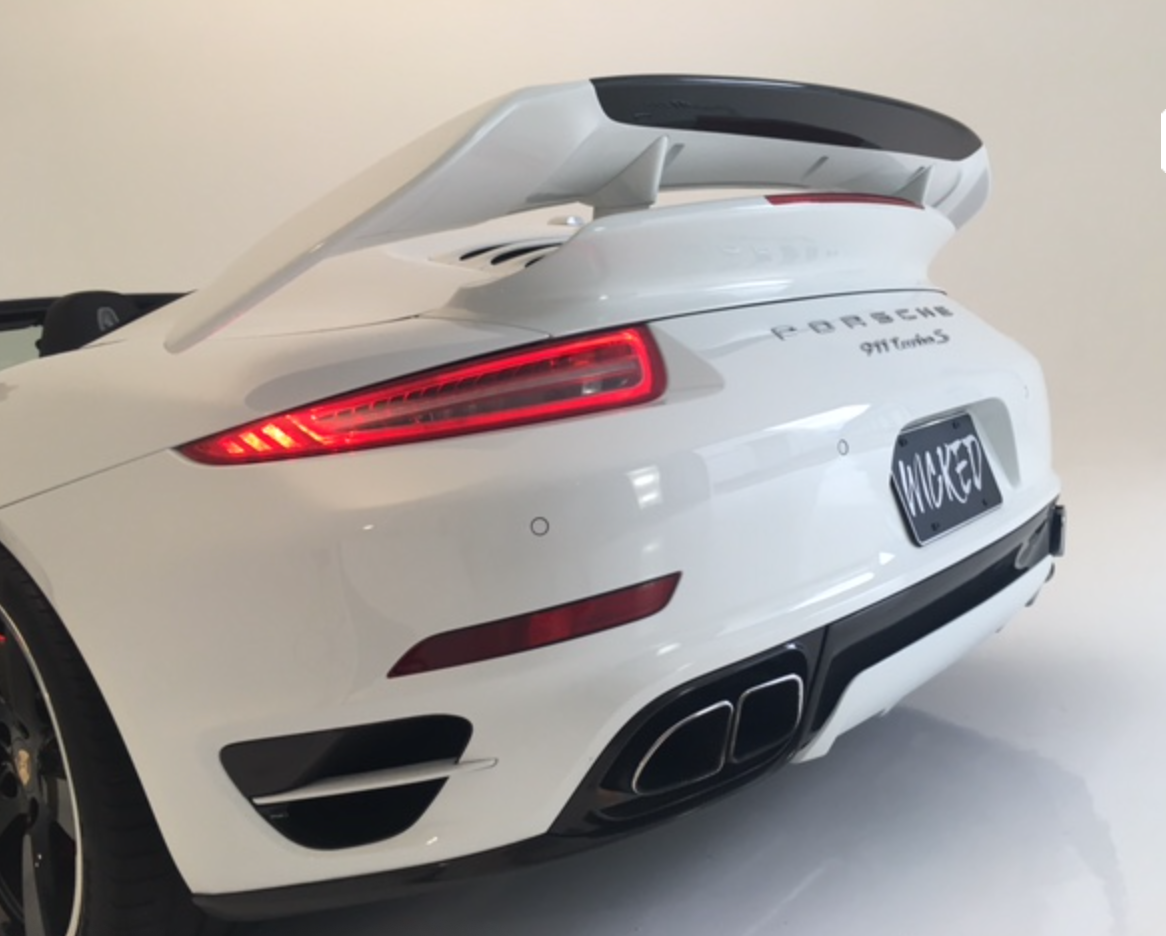 Porsche 991 Turbo S GT2 Style B-Wing Spoiler for all 2014-2015 Porsche 991 Turbo